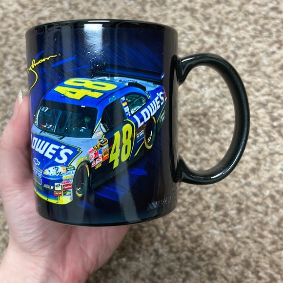 Jimmie Johnson NASCAR Coffee Cup Mug Lowes Chevy - Picture 3 of 5